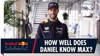 How Well Does Daniel Ricciardo Know Max Verstappen?