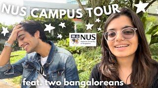 NUS CAMPUS TOUR (food options + amenities!) | amikaukulele & aaravrawal