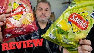 Smith's Limited Edition Chips - Prawn Cocktail and Cheese Pickle Flavour - Review