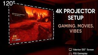My 120” 4K Home Cinema Setup – Gaming, Streaming & Everyday Use!