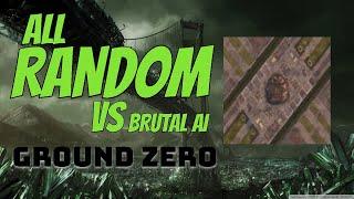 C&C 3  Kane's Wrath ALL RANDOM BRUTAL -  Ground Zero Skirmish Map