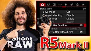 Canon EOS R5 Mark II User’s Guide: How To Set Up Your Camera