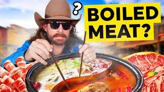 Cowboy tries Chinese Hotpot for the First Time