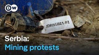 Serbia: Protests against lithium mining | DW News