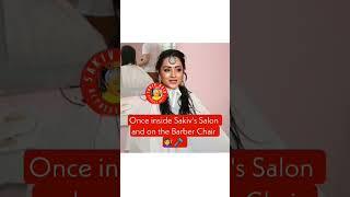 Trisha trying new look #haircut #ponniyinselvan #trisha #trishakrishnan