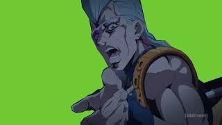 Jean Pierre Polnareff has the high ground (English Dub) but its greenscreen