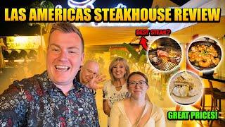 Great Food, Great Portions, Great VALUE at this STEAKHOUSE in Las Americas! Huge Steaks & Sides