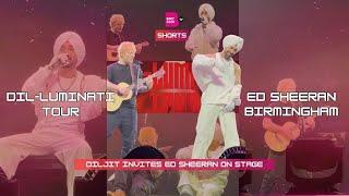 Diljit Dosanjh invites Ed Sheeran on stage to perform live in Birmingham on his UK Tour | Surprise