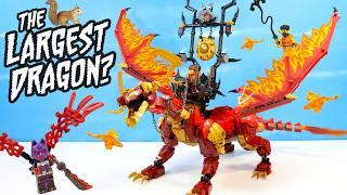 LEGO Ninjago Source Dragon of Motion Largest Ever? Build Review