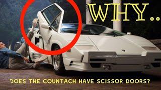 Why Does The Lamborghini Countach Have Scissor Doors