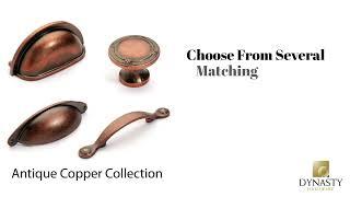 Dynasty Hardware K-3118-AC Antique Copper Cabinet Knobs