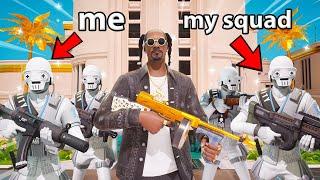 Fortnite Squads But We Protect SNOOP DOGG