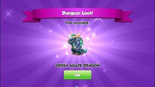 Got Green Agate Dragon-Dragon Mania Legends | Got 60 Gems in Dungeon | DML