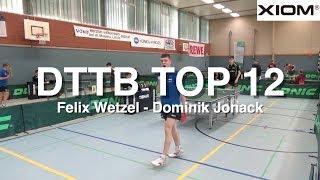 DTTB TOP 12 2019 | männliche Jugend | Jonack - Wetzel | Highlights