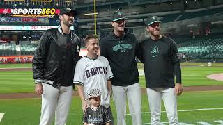 Actor Turned NASCAR Driver, Frankie Muniz, Throws Out First Pitch