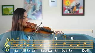 Quiero Cantar Una Linda Canción En Violín  Hermosa Canción Cristiana Versión Con Partitura 