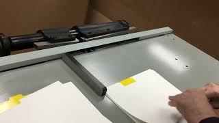 Scott Heavy Duty Index Tab Cutting and Scott 1800 Plastic Index Tab Machines