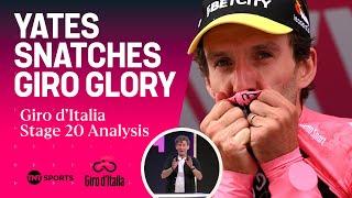 Giro d'Italia Stage 20 Analysis: Simon Yates conquers Finestre demons to seal Giro Glory! 🩷