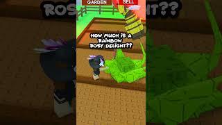HOW MUCH IS THE ROSY DELIGHT WORTH?  #roblox #growagarden
