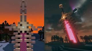 Minecraft: Bone Sword Nether Portal ️