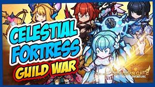 CELESTIAL FORTRESS CHEST OPENING & GUILD WAR | SEVEN KNIGHTS IDLE