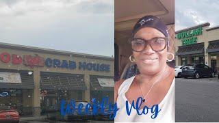 Vlog  Back to school  items at Dollar tree , OD  CRAB HOUSE all you can eat  buffet for 11.95.