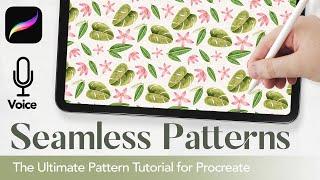 Seamless Patterns in Procreate // Easiest Way to create Seamless pattern tiles in the Procreate App