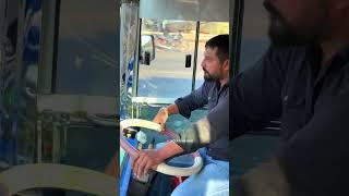 Driving Stylejay khodiyar Bus #busdriving #busjourney #vlogwithdrivers #horn #travel