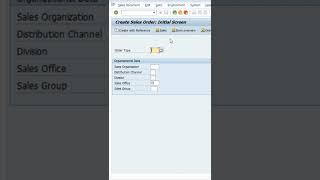 SAP SD Sales order creation VA01