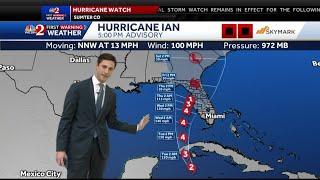 Tracking Hurricane Ian 7 p.m.