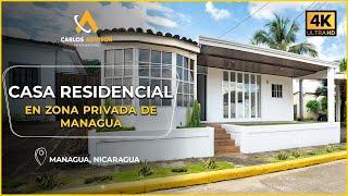  U$125,000‼ Casa en Venta en Residencial Privado | Bienes Raíces Nicaragua