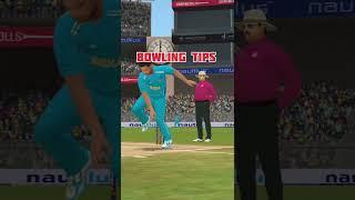 Real Cricket 24 Bowling Tips  RC24 Bowling Trick  Real Cricket 24 wickets Tricks  #shorts #rc24