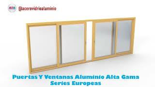 Puertas Y Ventanas Con perfiles en aluminio alta gama series europeas