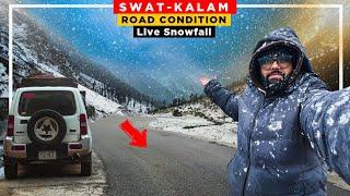 EXPLORING KALAM VALLEY SWAT AND MAHODAND LAKE IN WINTERS: Bahrain To Kalam latest Road Condition