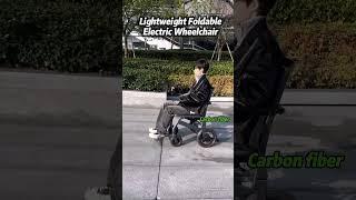 Carbon fiber Lightweight Electric Wheelchair. #electricwheelchair #disability #mobility #wheelchair