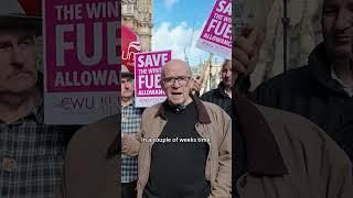 Labour must reverse the winter fuel cuts.| CWU LIVE