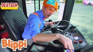 Blippi Deutsch - Blippi erkundet einen Bus | Abenteuer und Videos für Kinder