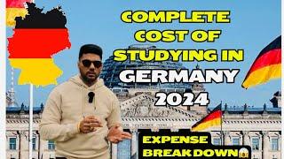 Complete Cost of Studying in GERMANY2024 ||Starting Process Till Flight Tickets Cost||#students