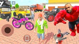  Red Hulk Army Attack On Franklin  Indian Theft Auto  Indian Bike Driving 3d Game  New Update