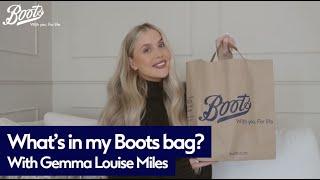 Gemma Louise Miles' Boots Haul | What's in my Boots bag? | Boots UK