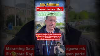 ATTY. KAUFMAN BILIB SA MGA PILIPINO #duterte #shorts #vpsara #viral