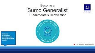 Sumo Logic Cert Jam  - Fundamentals