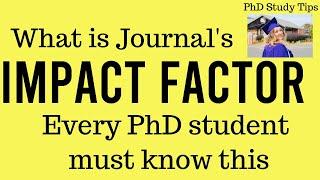 What is impact factor of journals ?