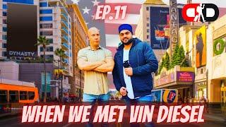 When We Met Vin Diesel Vlog  161 Hollywood Boulevard Desi Dudde Vlogs Punjabi Travel Vlog USA