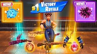 CHUN-LI ALL EXOTIC AND MYTHIC GUNS IN FORTNITE (NEW! Chapter 6 Season 3)