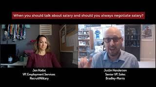 The RIGHT WAY to negotiate your post-military salary in 2021! | RecruitMilitary