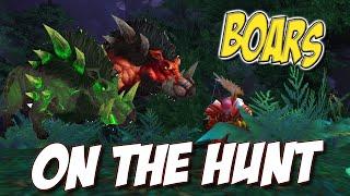 Ravenclaw - "On The Hunt" Rare hunter pets Warlords of draenor 6.2 - Boars