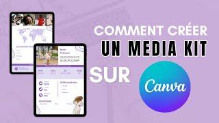 Comment créer un média kit influenceur sur CANVA ? Le CV des influenceuses  #canvadesign