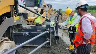 Laying Cement treated base P-304 (CTB P-304)