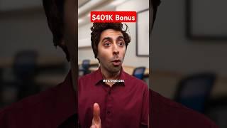 $401,000 Bonus? #shorts #finance